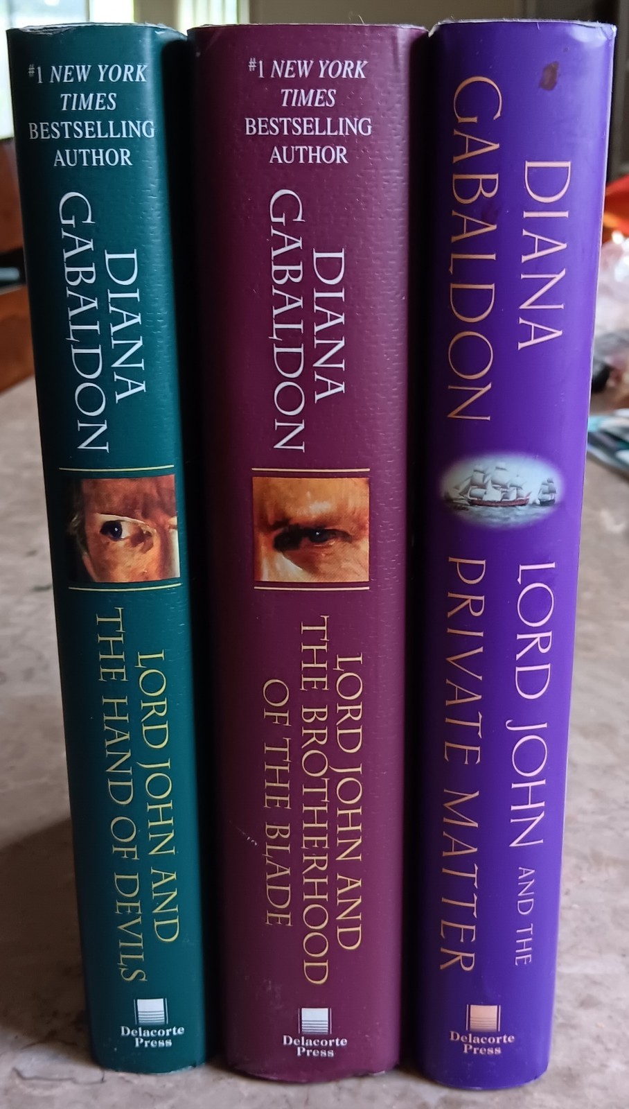 Outlander LORD JOHN GREY Complete Lot of 3 (#1-3) Set 1st/1st HC Books Gabaldon