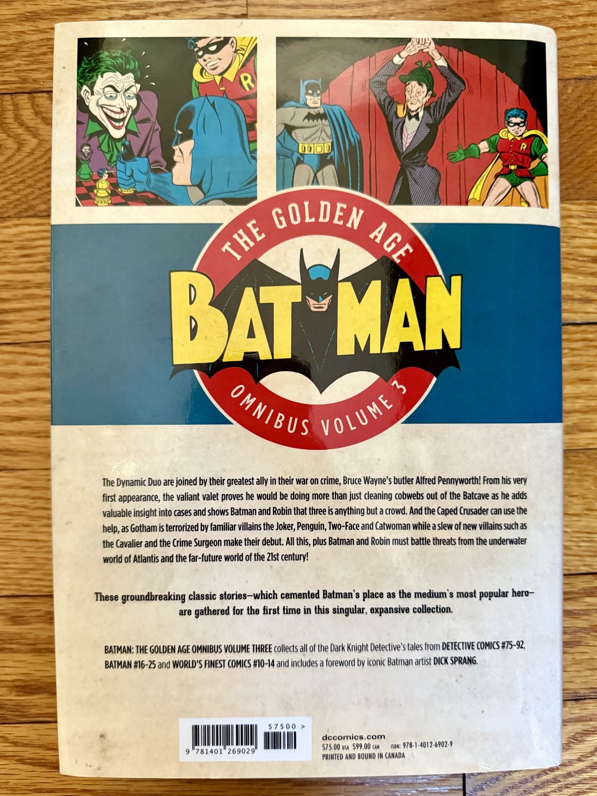 Batman – The Golden Age Omnibus – Vol. 1, 2, & 3 – Hardcover Collectibles