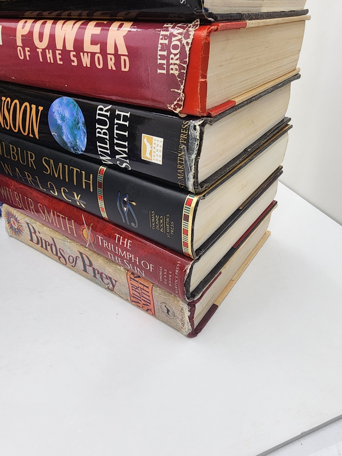 Lot of 18 Wilbur Smith Adventure Novels – Paperback/Hardcover Mix Acceptable
