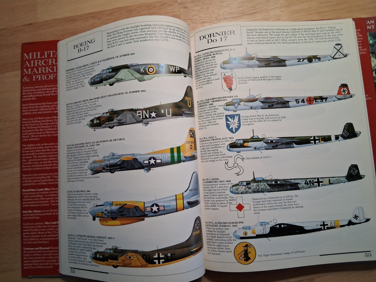 Military / history/ plane books Military aircraft markings & profiles & the War