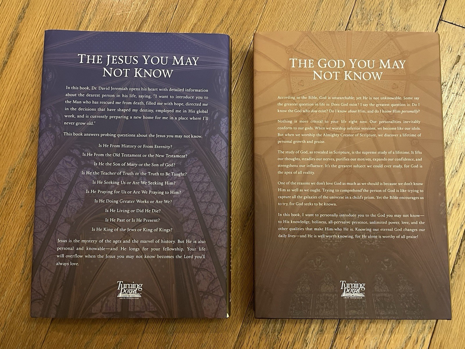 The God You May Not Know & The Jesus You May Not Know by David Jeremiah Book Lot