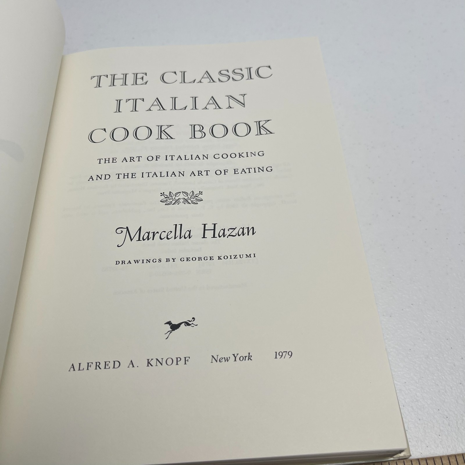 The Classic Italian Cookbook – Marcella Hazan – 1979 hc