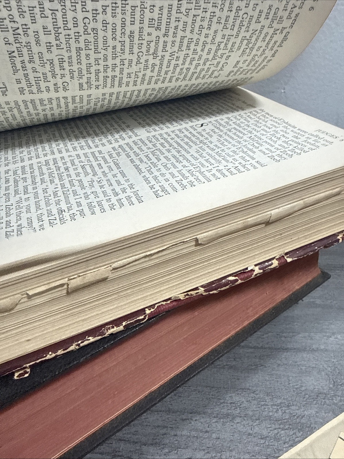 Bibles Mixed Lot VTG Antiques Old Worn 1929 RSV ASV References Gold Edge
