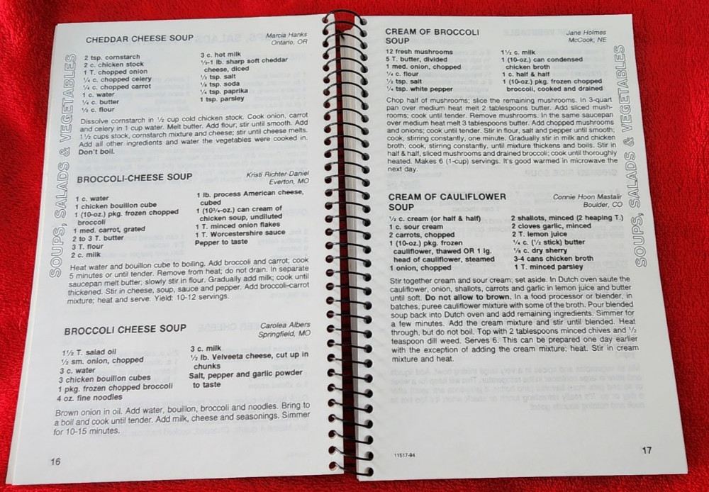 HOLMES FAMILY COOKBOOK LOUP COUNTY, NEBRASKA Recipes, Sprial 1994 Morris Press