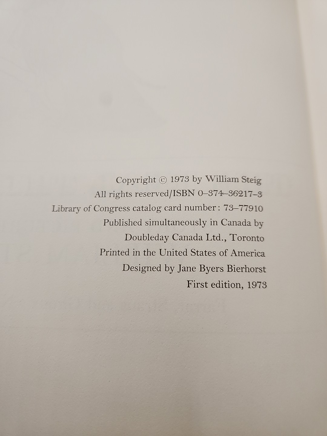THE REAL THIEF William Steig 1973 Stated First Edition HBDJ EXC