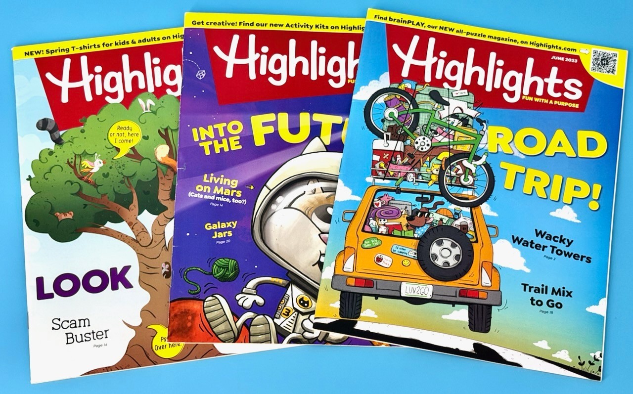 Highlights Magazine Kids Lot Of 12 – FULL YEAR 2023 Children Educational EUC