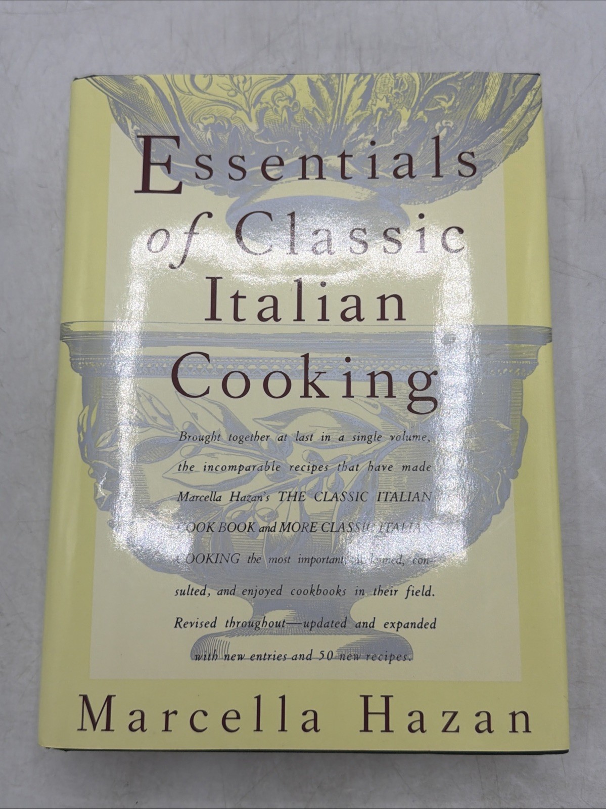 Essentials of Classic Italian Cooking by Marcella Hazan 1993 Cookbook : VeryGood