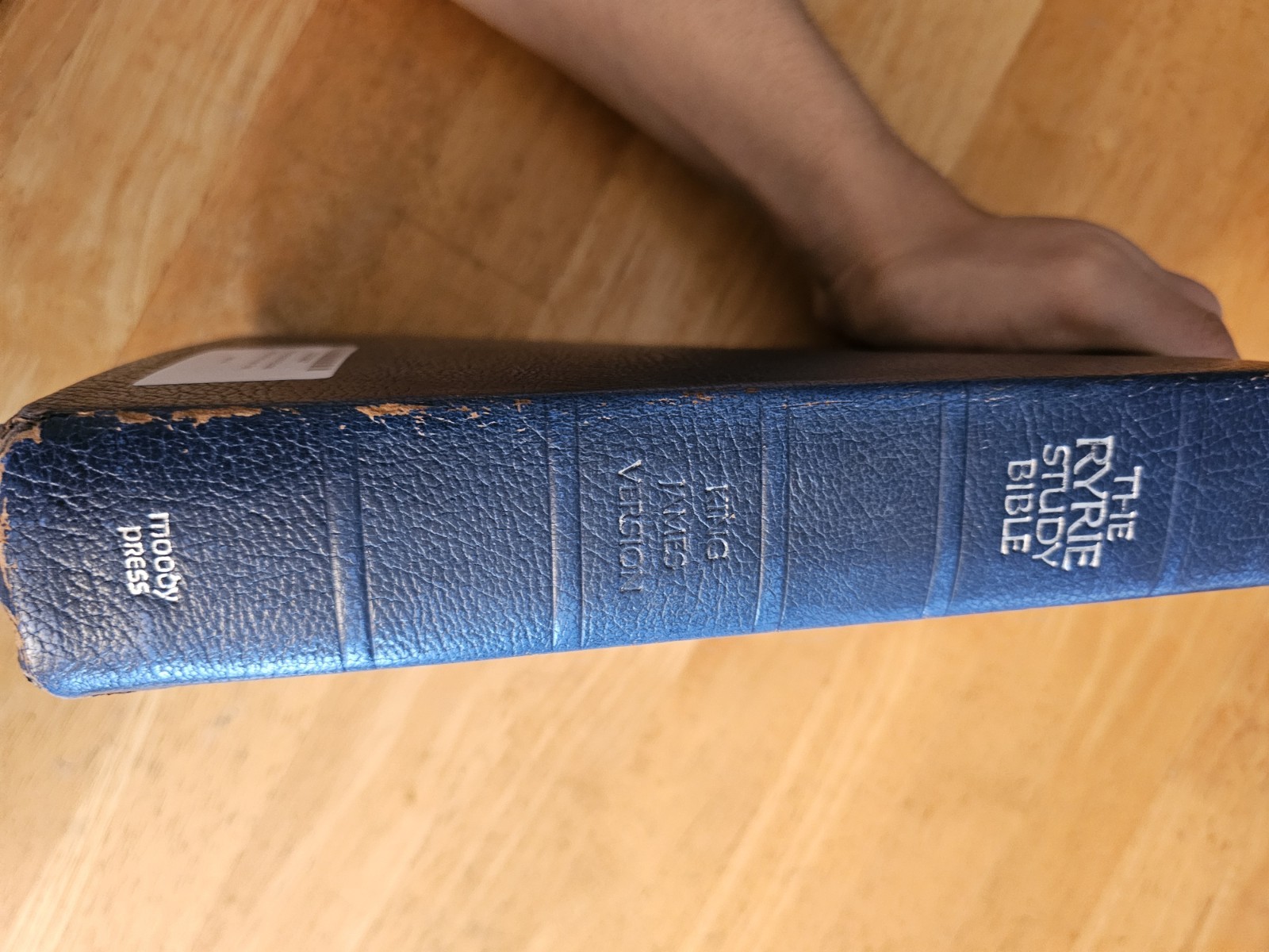 The Ryrie Study Bible KJV Red Letter Text, Moody Press 1978, Blue Bond Leather