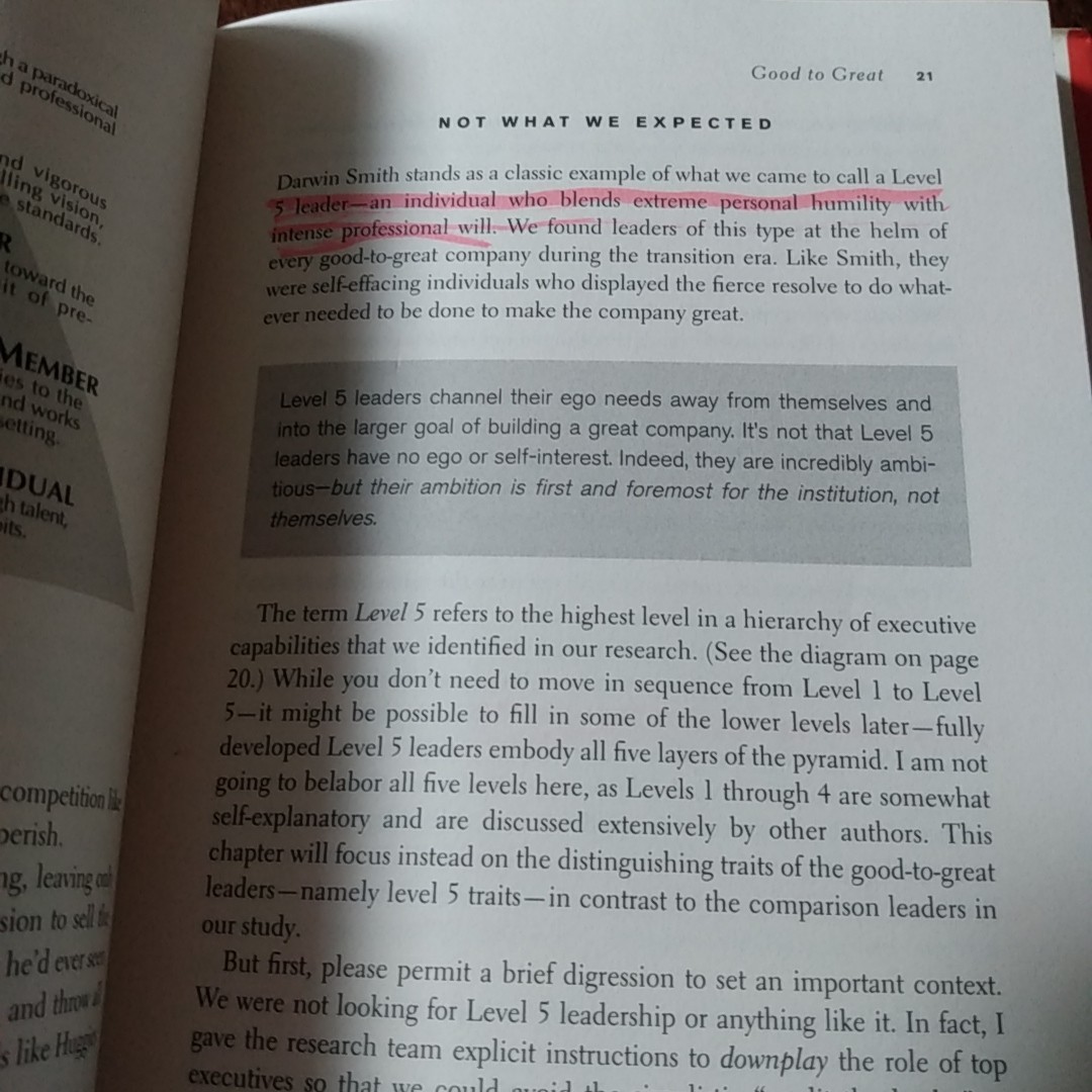 Good To Great By Jim Collins Hardcover CEO Entrepreneur Mindset Business Success