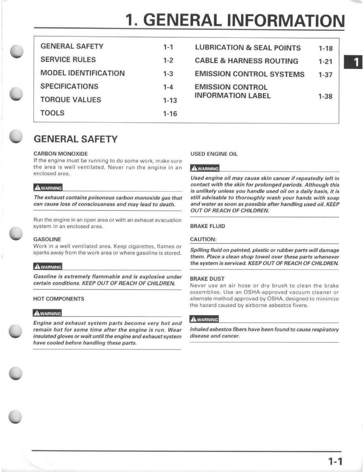 HONDA TRX450 Foreman ATV Service Manual 1998-2004 – WIRE BOUND – TOUGH COVERS