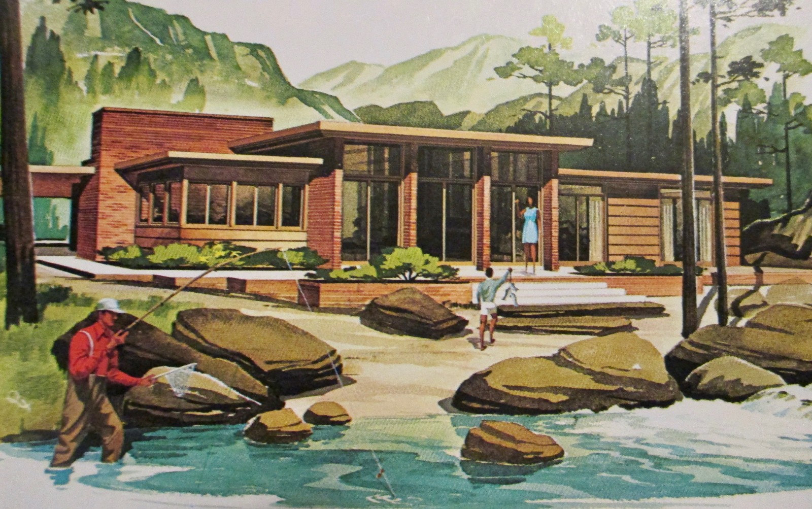 1991 Home Planners VACATION & SECOND HOMES plan book 258 designs Architecture
