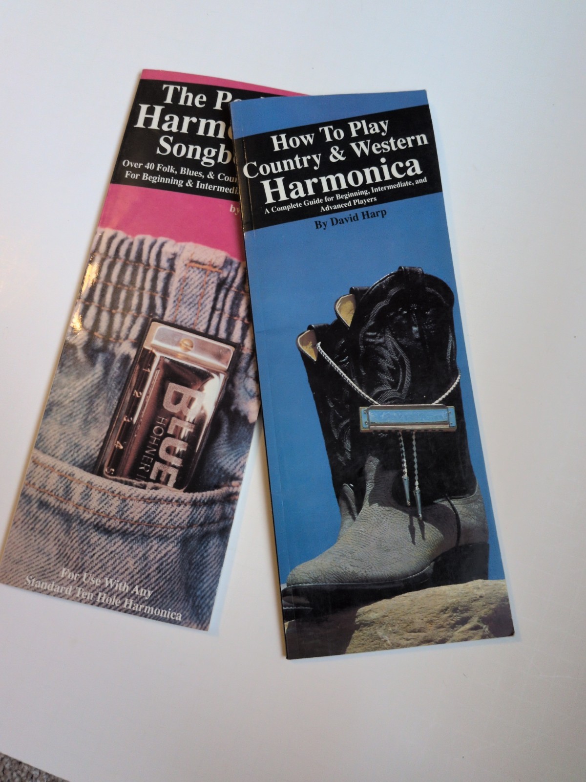 The Pocket Harmonica & How To Play County & Western Harmonica, David Harp Bundle