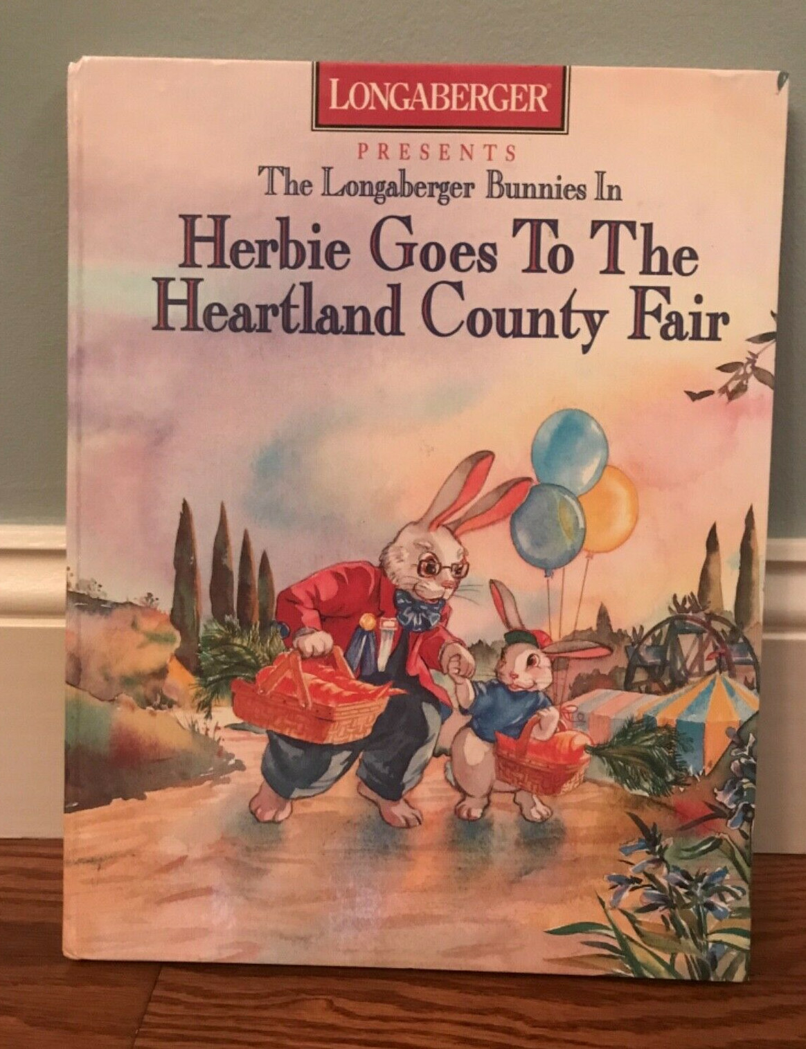 Longaberger Bunnies Book Herbie Goes To The Heartland County Fair 1995 Easter