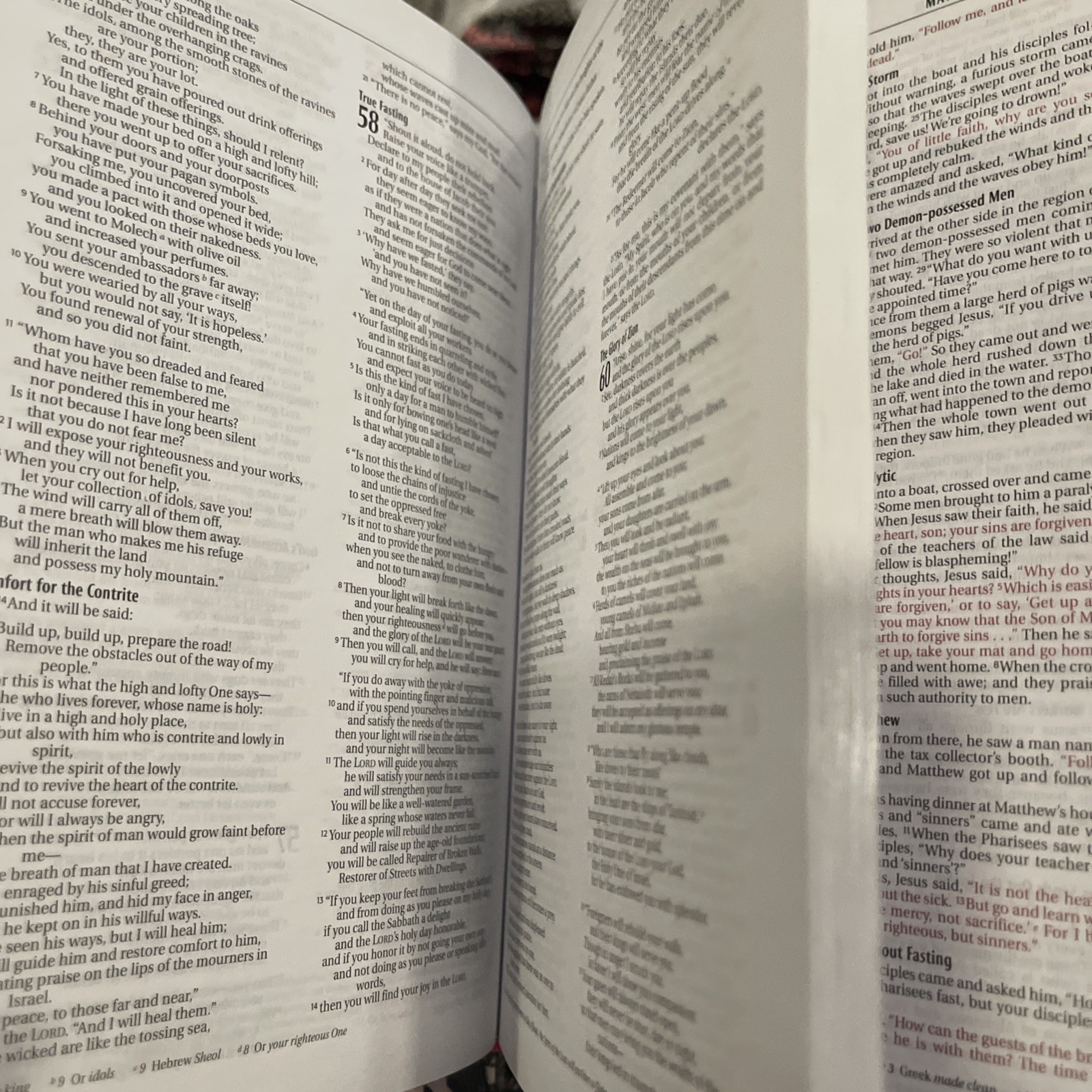 HOLY BIBLE NEW INTERNATIONAL VERSION ~ ZONDERVAN ~ ITALIAN DUO TONE