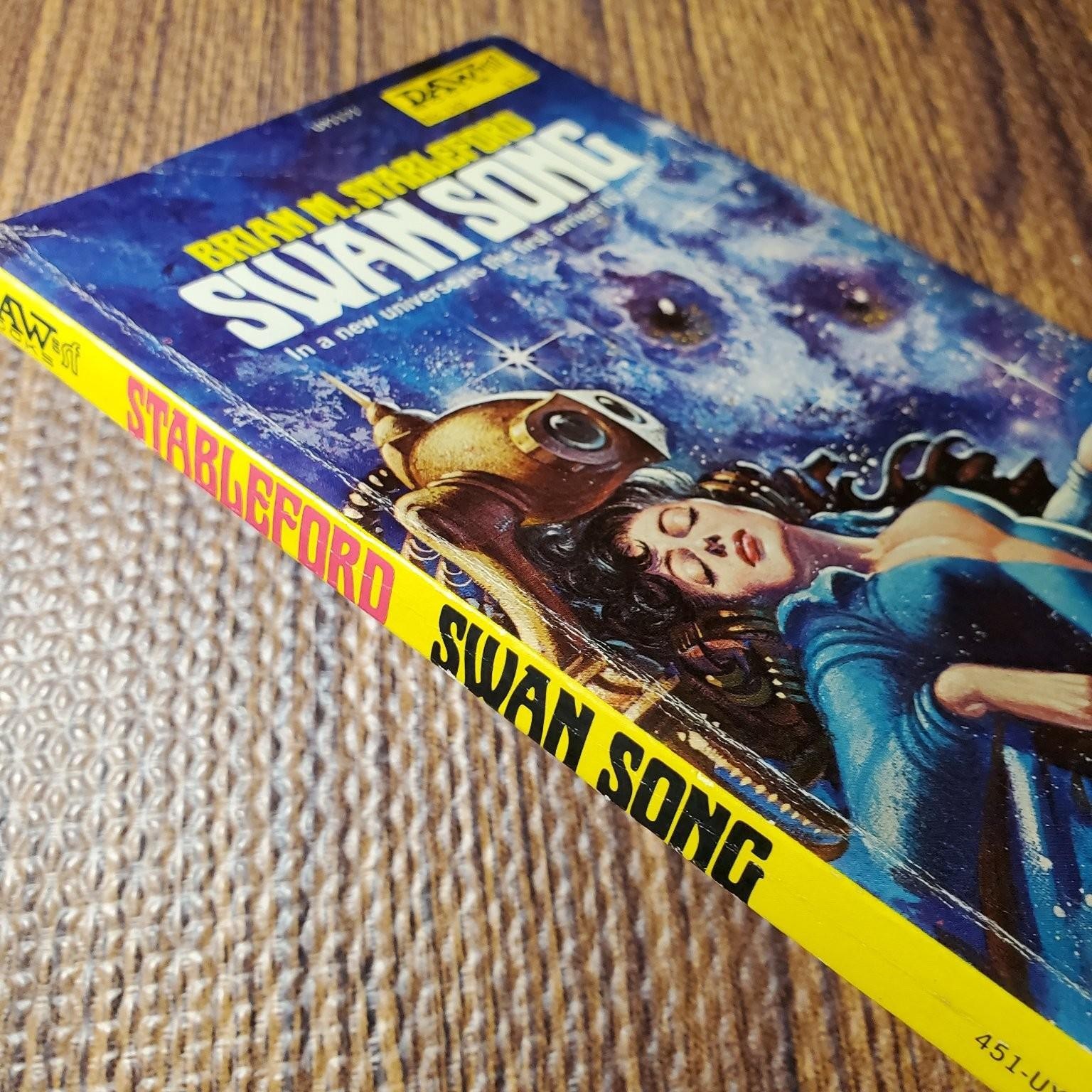 Swan Song Brian M. Stableford 1975 First Printing DAW Sci-Fi