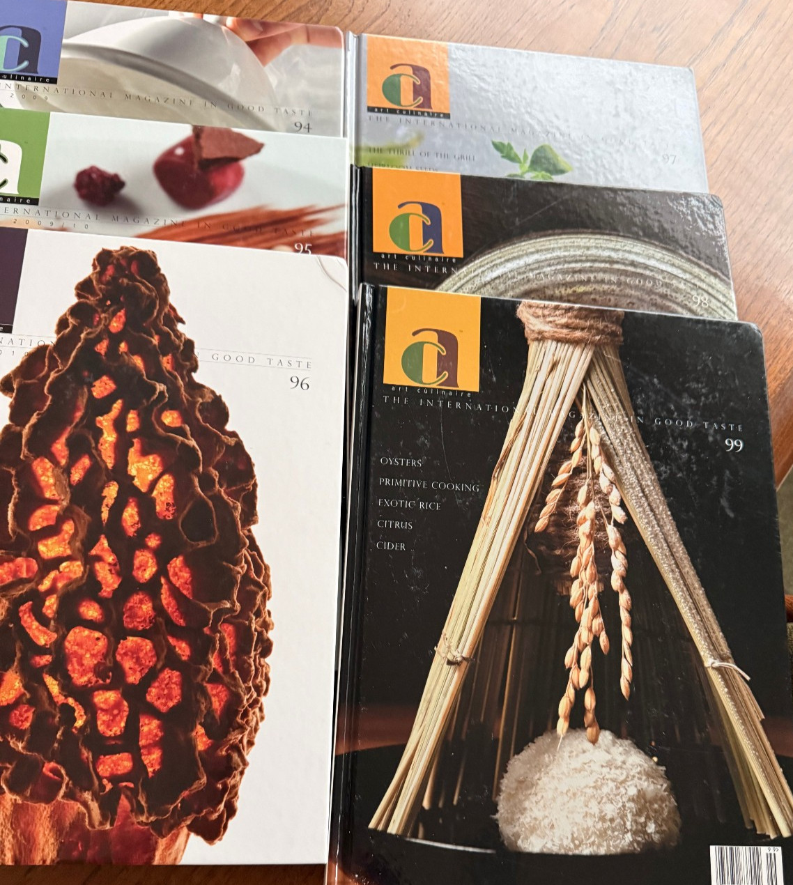 Art Culinaire 90/91/92/93/94/95/96/97/98/99 Ten Consecutive Issues 840 pages!