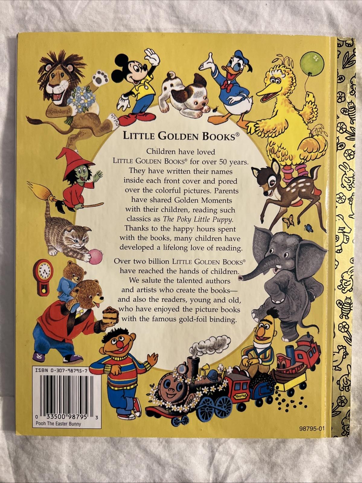 Vintage A Little Golden Book Pooh The Very Best Easter Bunny 1997 #1360