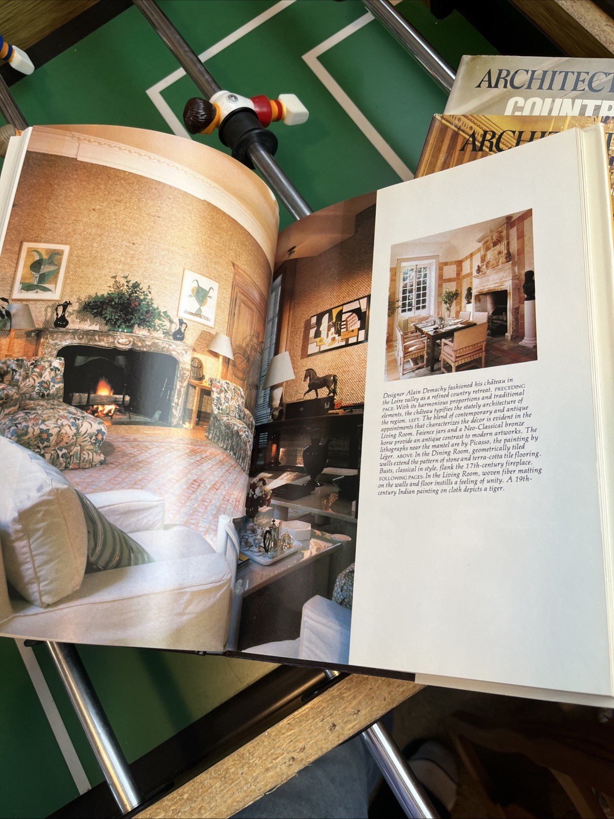 Four Vintage 1980S Architectural Digest Hardcover Books With D:Jacket Excellent