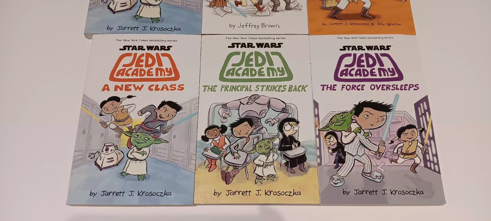 Lot 6 STAR WARS Jedi Academy Books Comics Children Kids PB VGUC