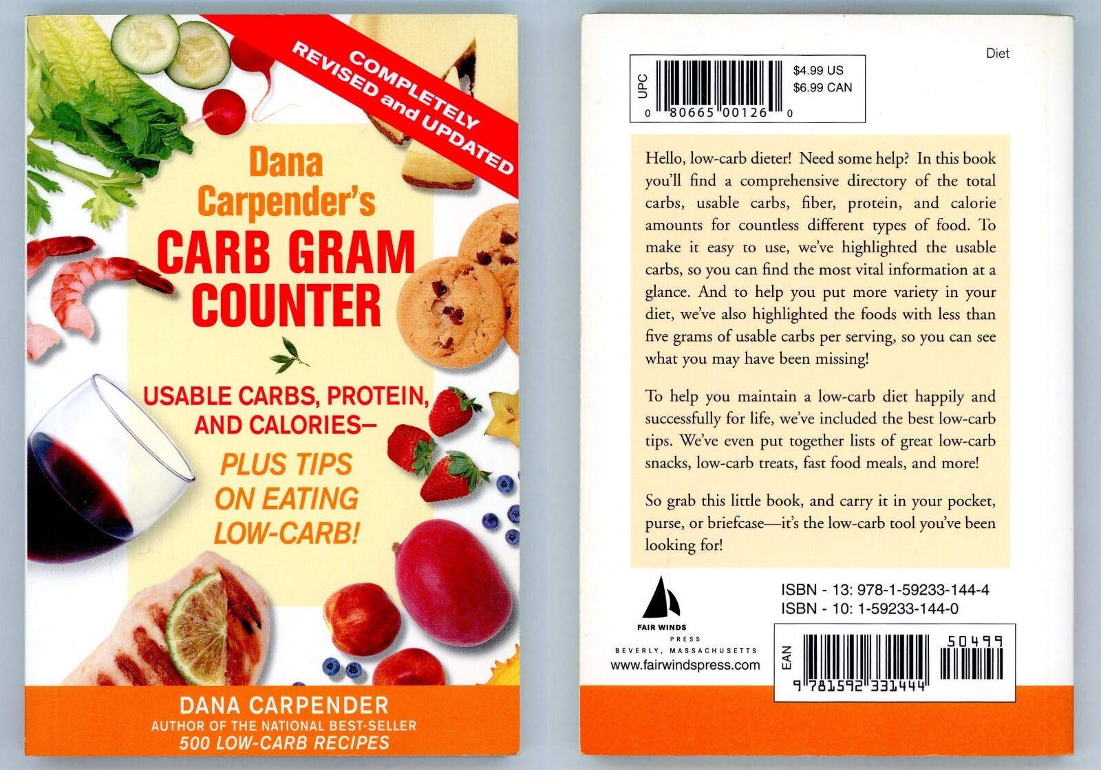 Carbohydrate Protein Diet Lot of 4 Paperback by Various Authors