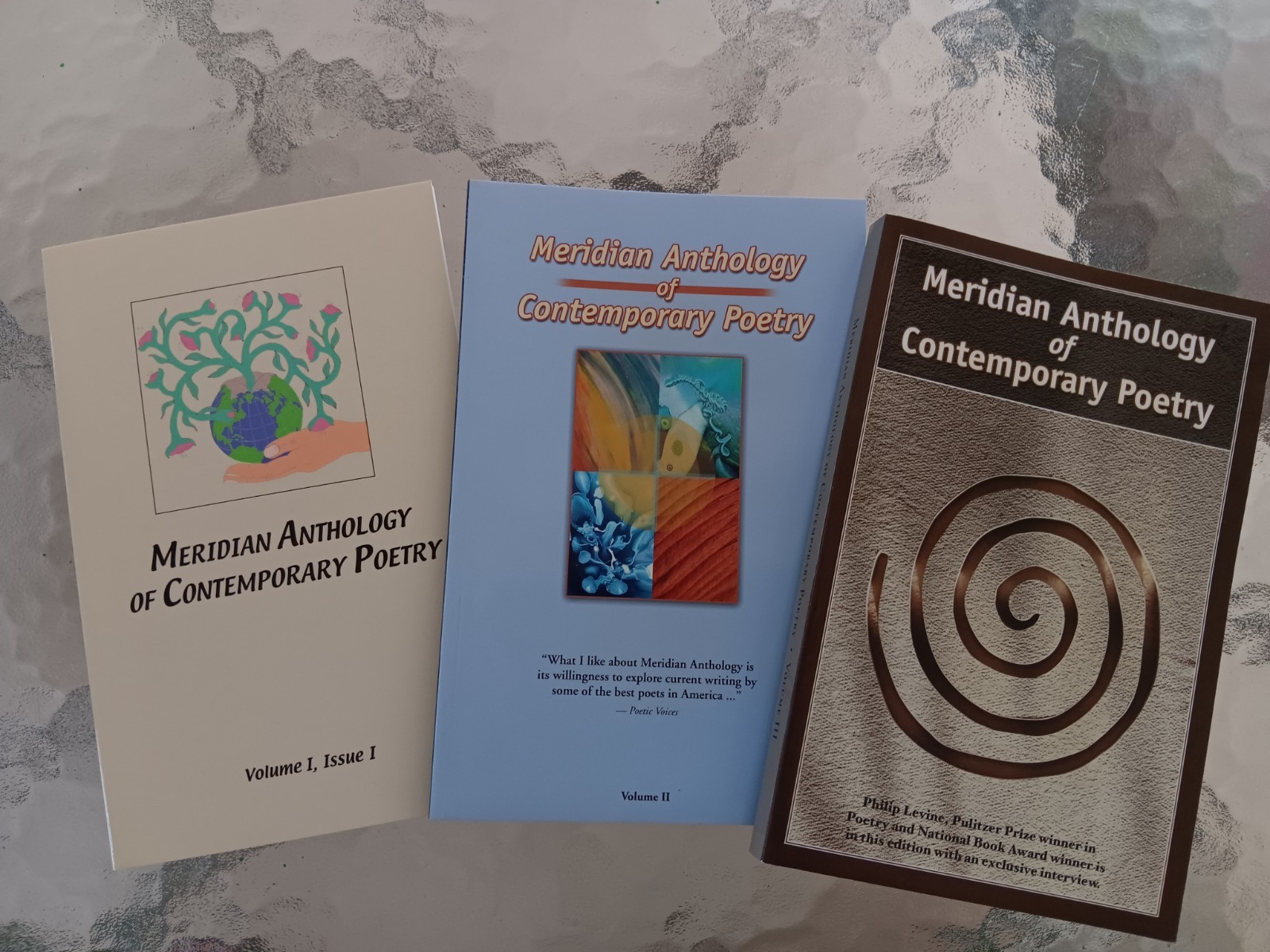 Poetry Collection – Meridian Anthology ( Vol. 1 to 3 – brand new )