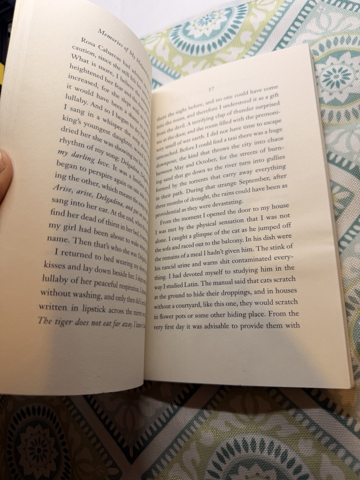 Memories Of My Melancholy Whores Gabriel García Márquez Paperback Novel