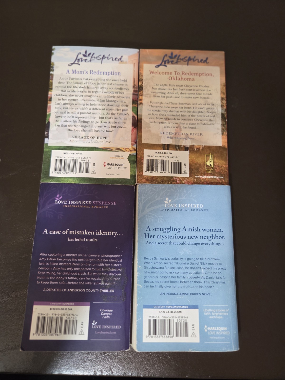 Love Inspired books larger print LOT OF 12 Paperbacks christian romance