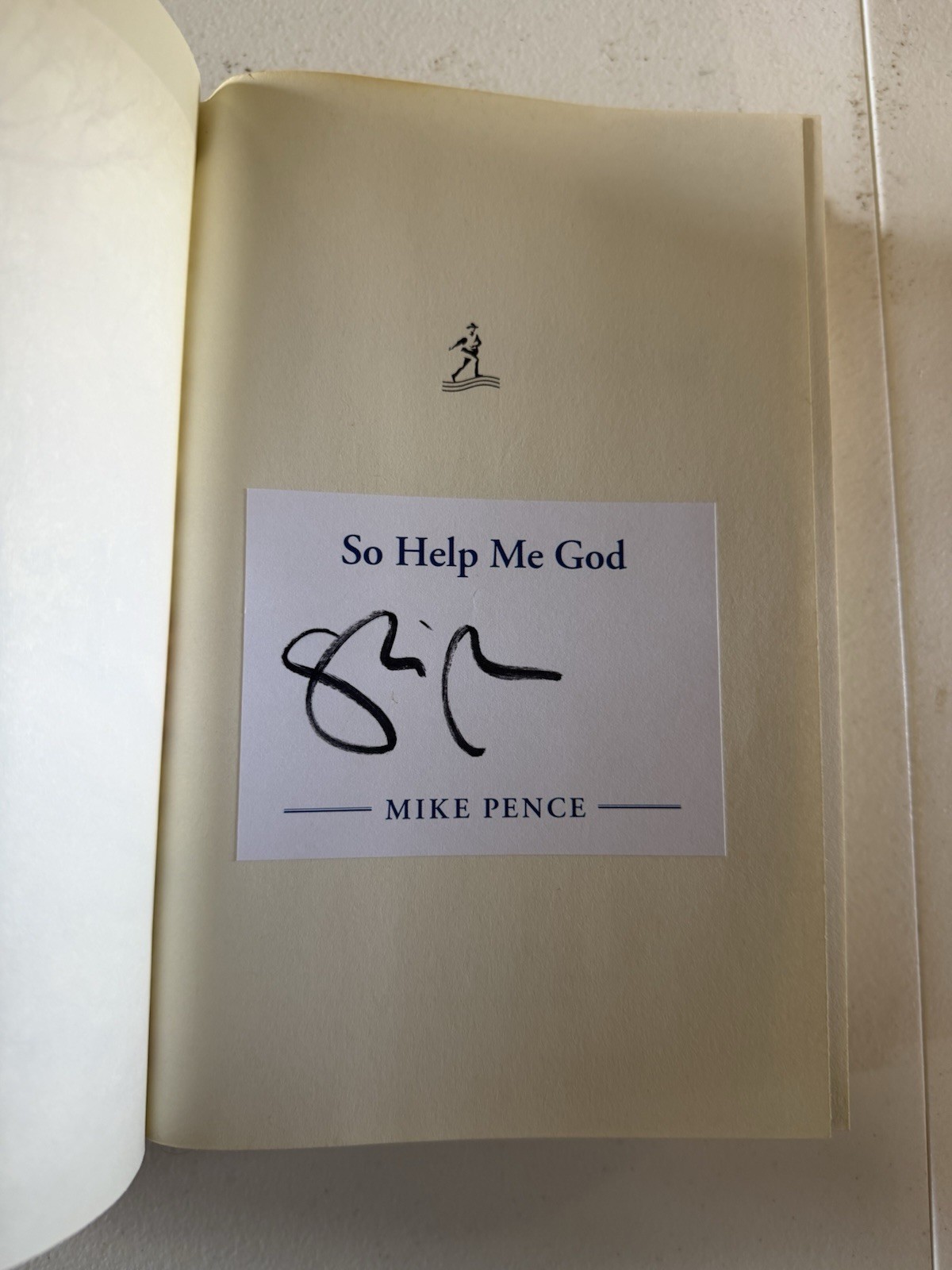 “So Help God” Memoir By Mike Pence With Jan 6th Color Photo Section!