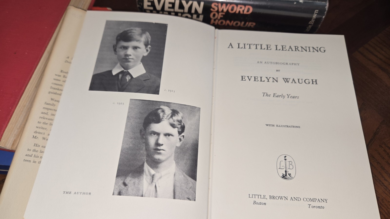 Lot 4 Evelyn Waugh Books HC Sword of Honor Unconditional Surrender Men At Arms