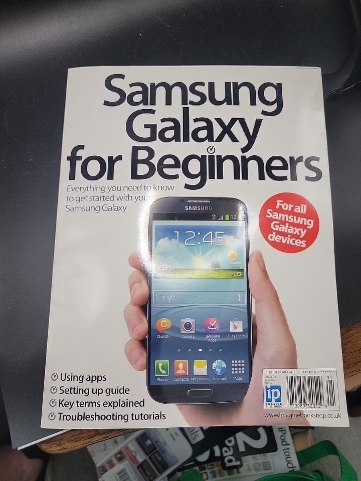 Samsung Galaxy For Beginners Book “Everything You Need To Know” 175Pages LikeNew