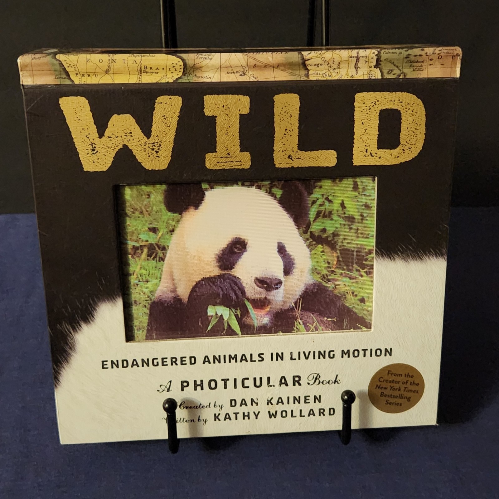 Set of 4 Dan Kainen Photicular Books Jungle Wild Ocean Outback Motion Rare