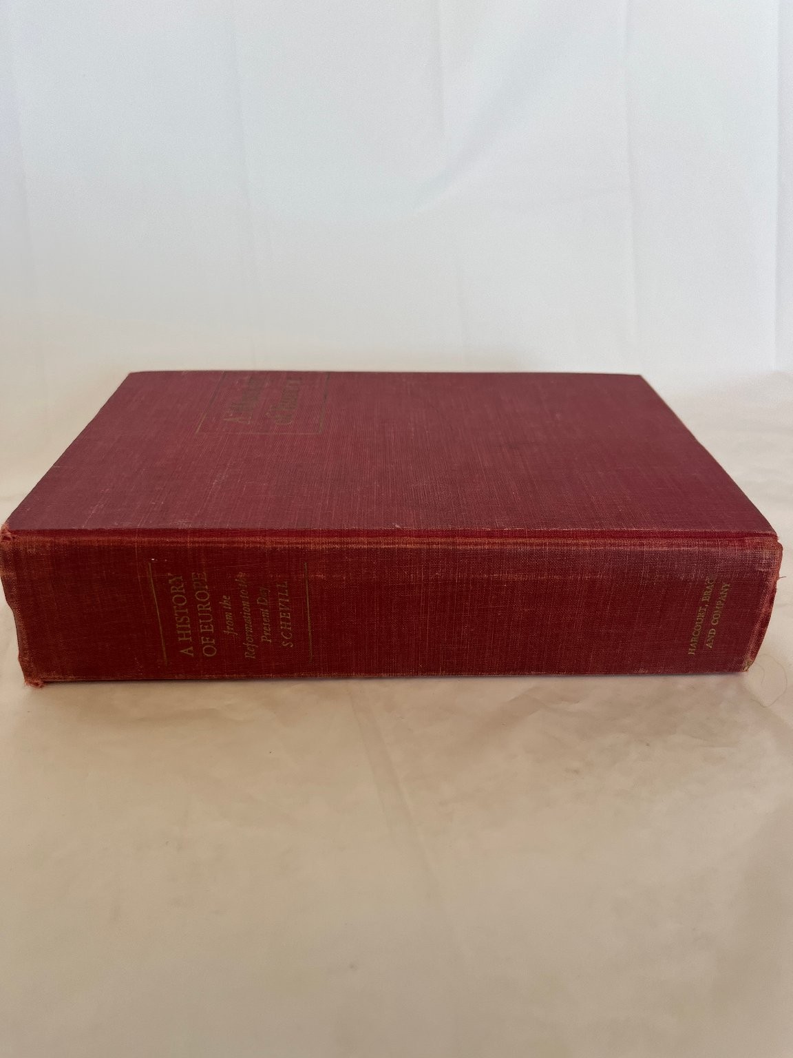 A History of Europe Schevill 1950 New & Revised Edition Harcourt Brace History