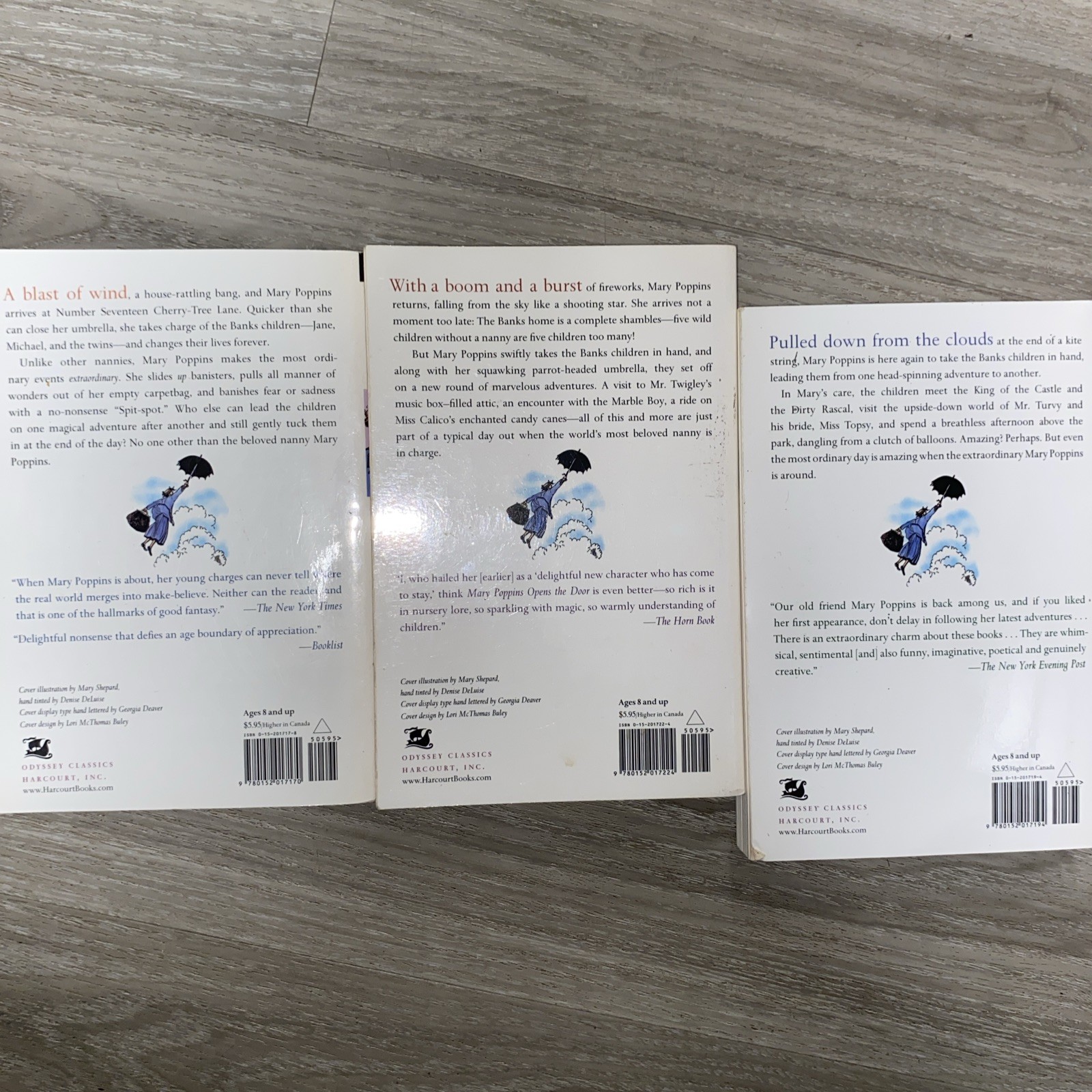 Mary Poppins Boxed Set by P. L. Travers (2006, Quantity Pack)
