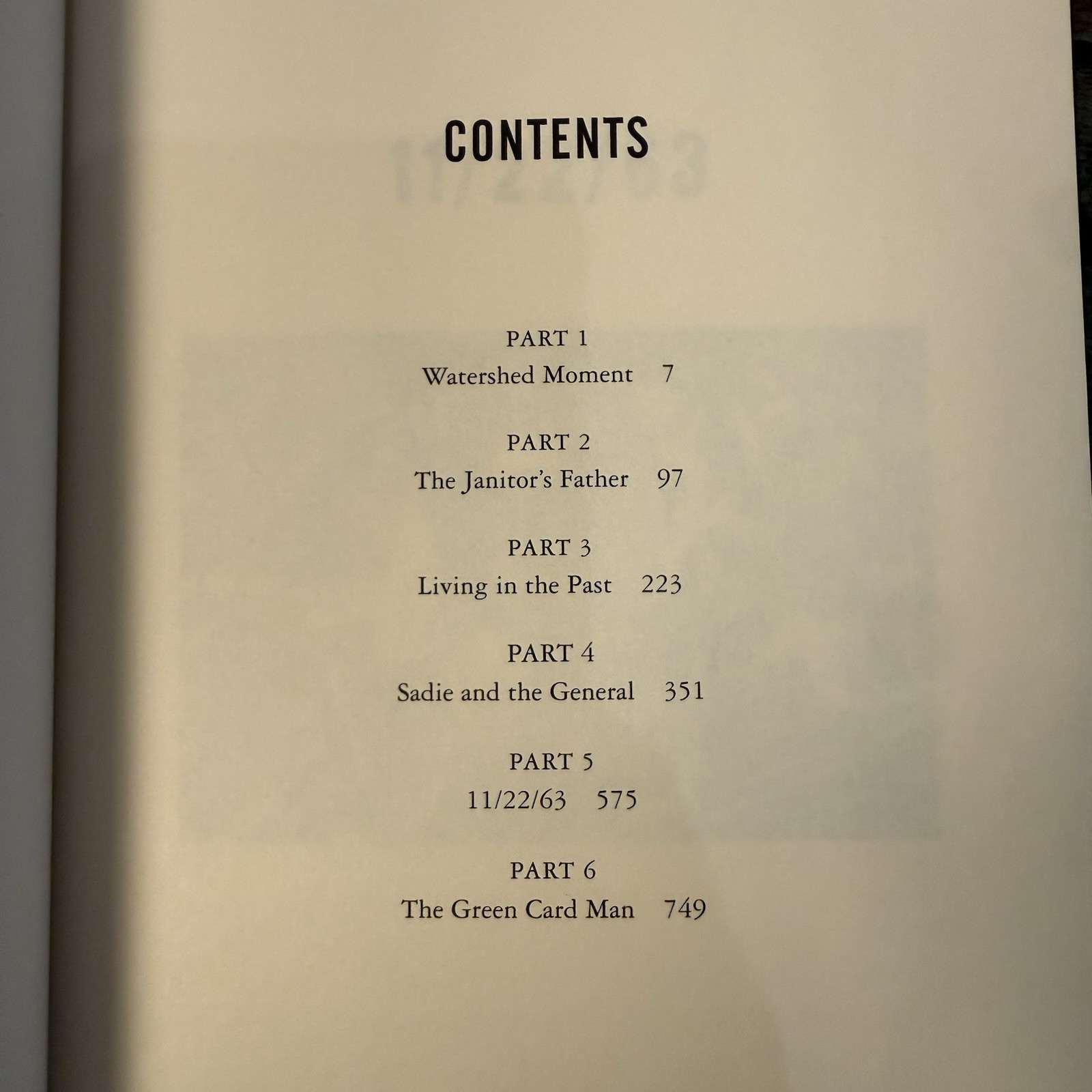 11/22/63 By Stephen King First Edition First Printing 2011 JFK