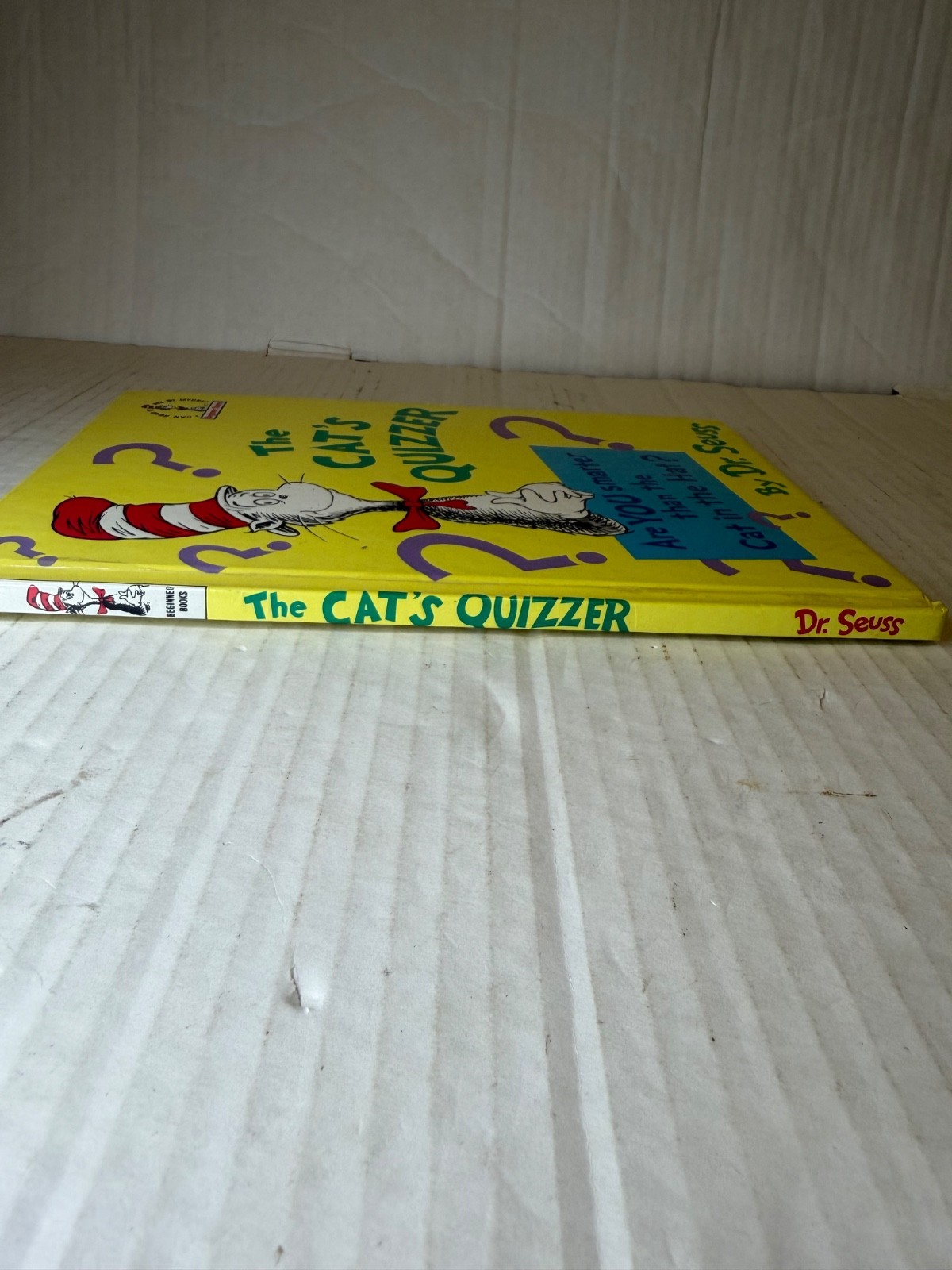The Cat’s Quizzer Grolier Book Club Edition Hardcover | Vintage 1976 Dr. Seuss