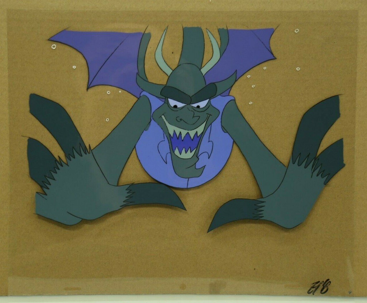 The OZ Kids Original Animation Production Cel & Copied Background (24-13)