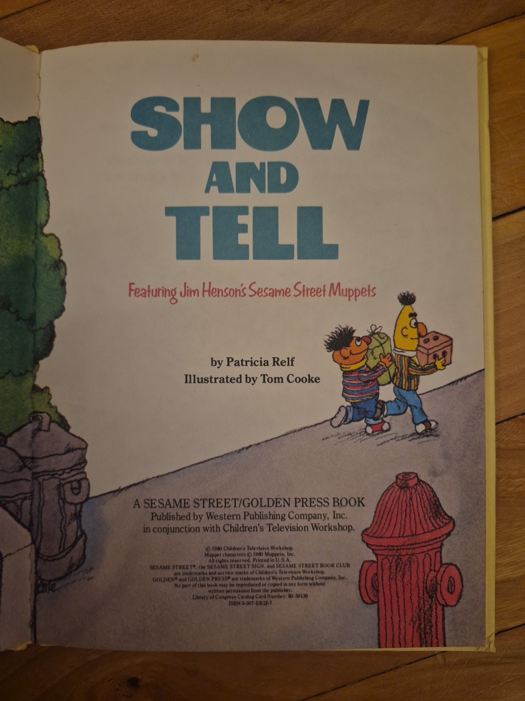 Show and Tell by Patricia Relf – 1980 Sesame Street Book Club Hardcover