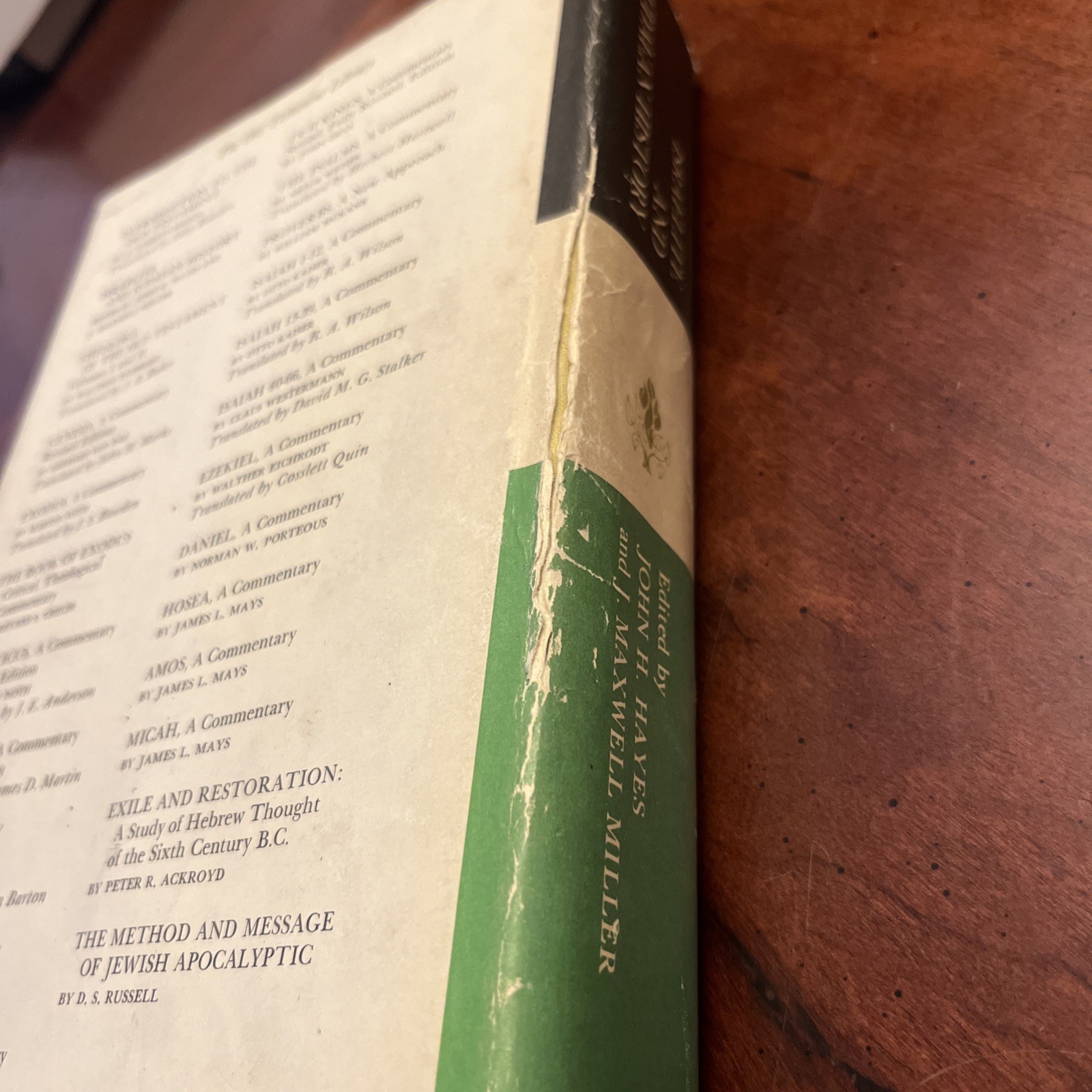 Old Testament Library Hardcover Israelite and Judaean history A3