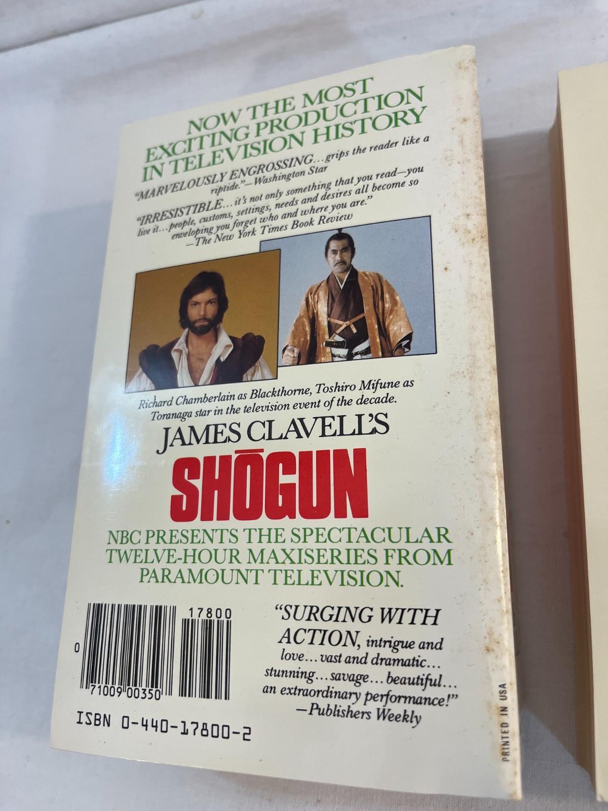 James Clavell PPB Set Hos Three Epic Novels Shogun + Tai Pan + King Rat