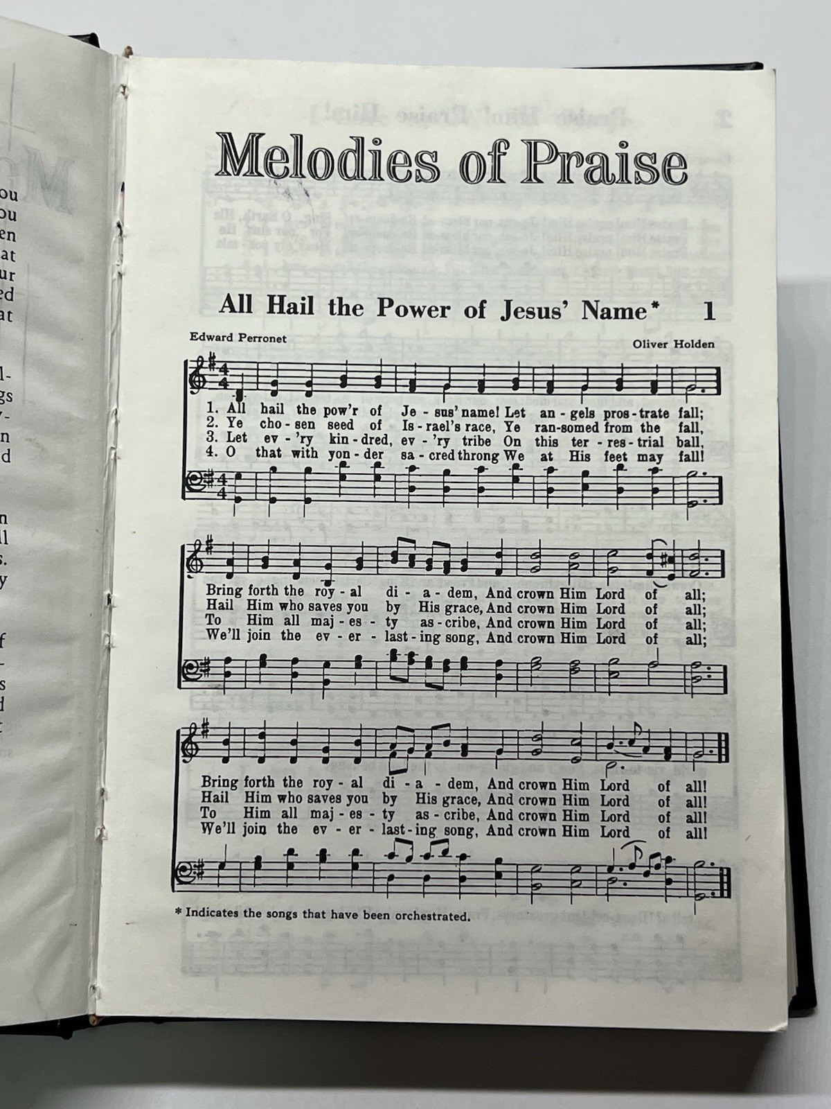 Melodies of Praise HB vintage hymnal Gospel Publishing House
