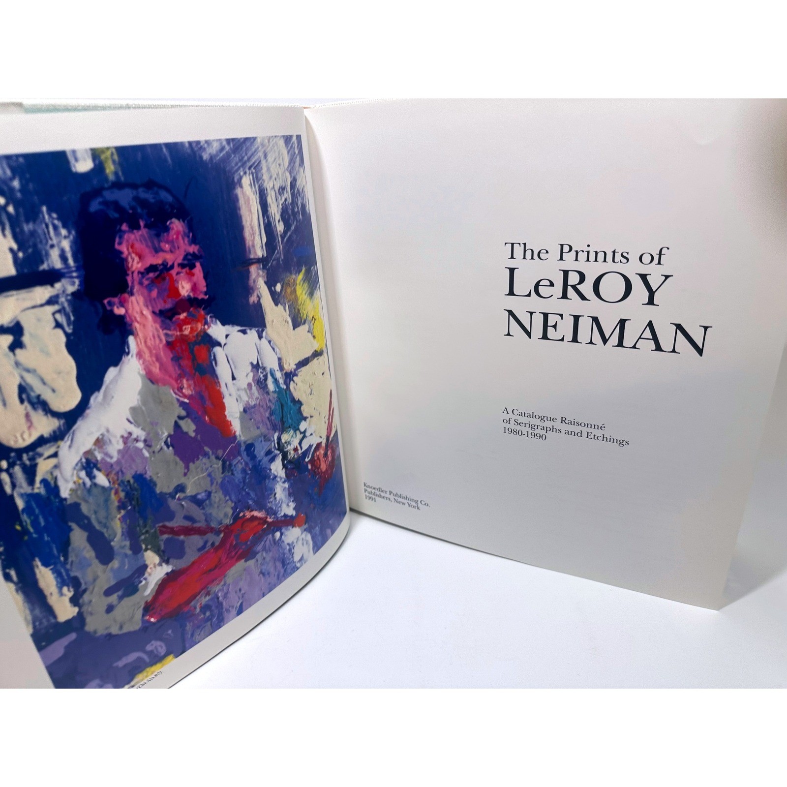 The Prints of LeRoy Neiman 1980 1990 A Catalogue Raisonne Art Book HC VG Signed