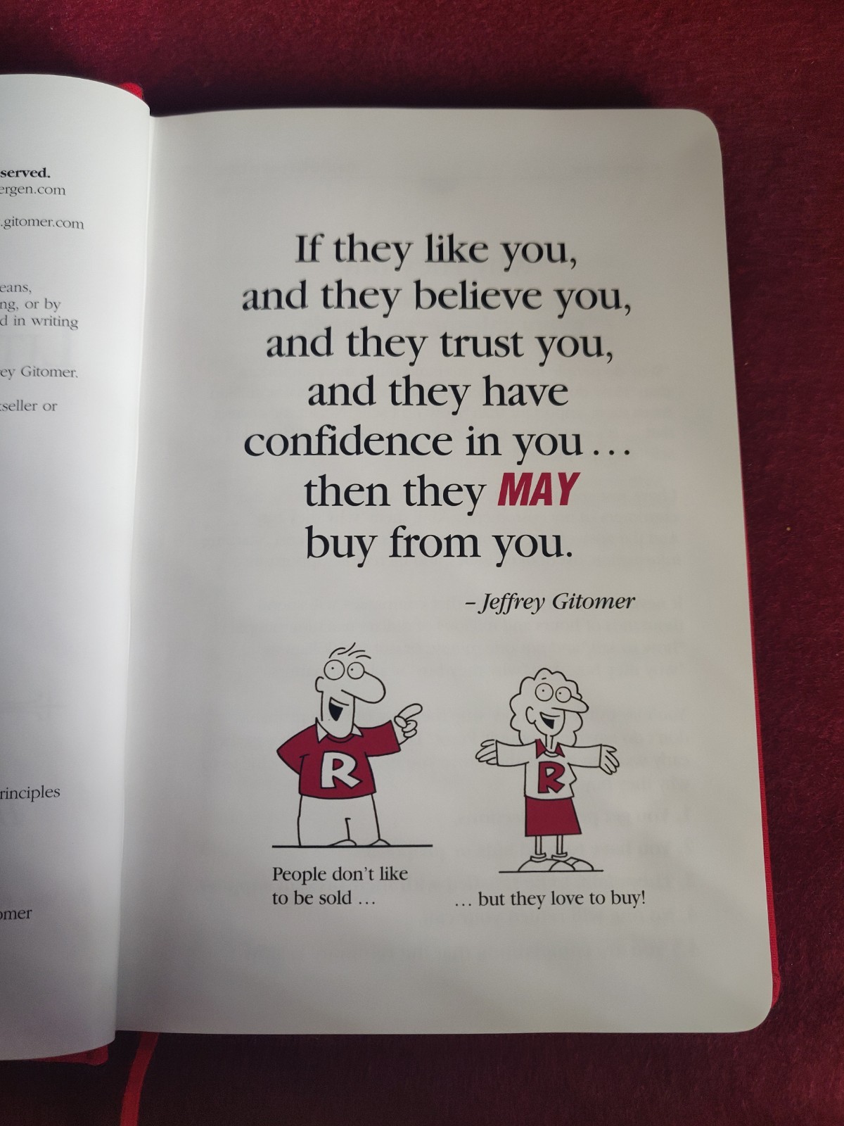 Jeffrey Gitomer Little Red Book of Selling Hardcover 2023 Sales Guide