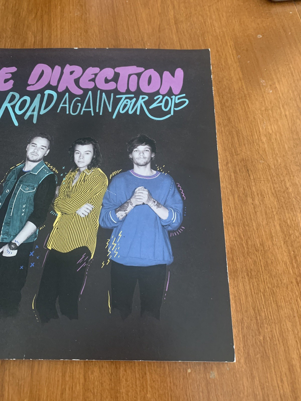 ONE DIRECTION ON THE ROAD AGAIN TOUR 2015 PROGRAM SOUVENIR BOOK
