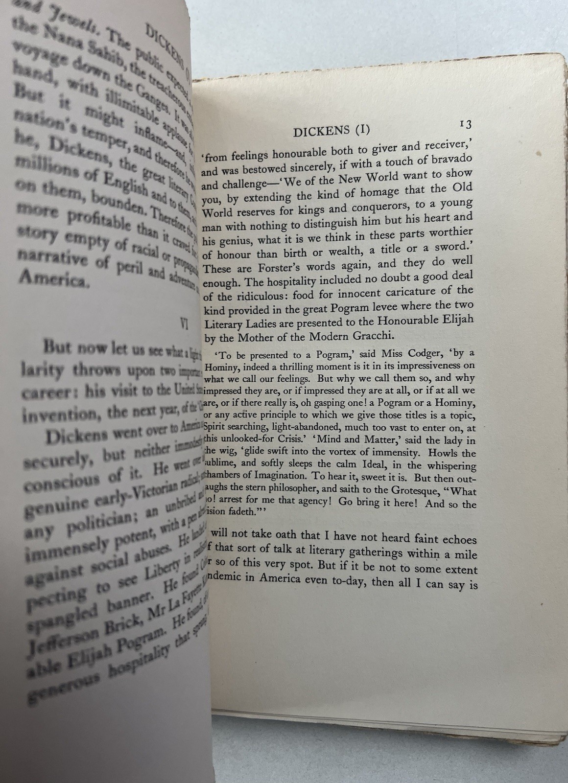 Antique 1925 Charles Dickens And Other Victorians Sir Arthur Quiller-Couch Book