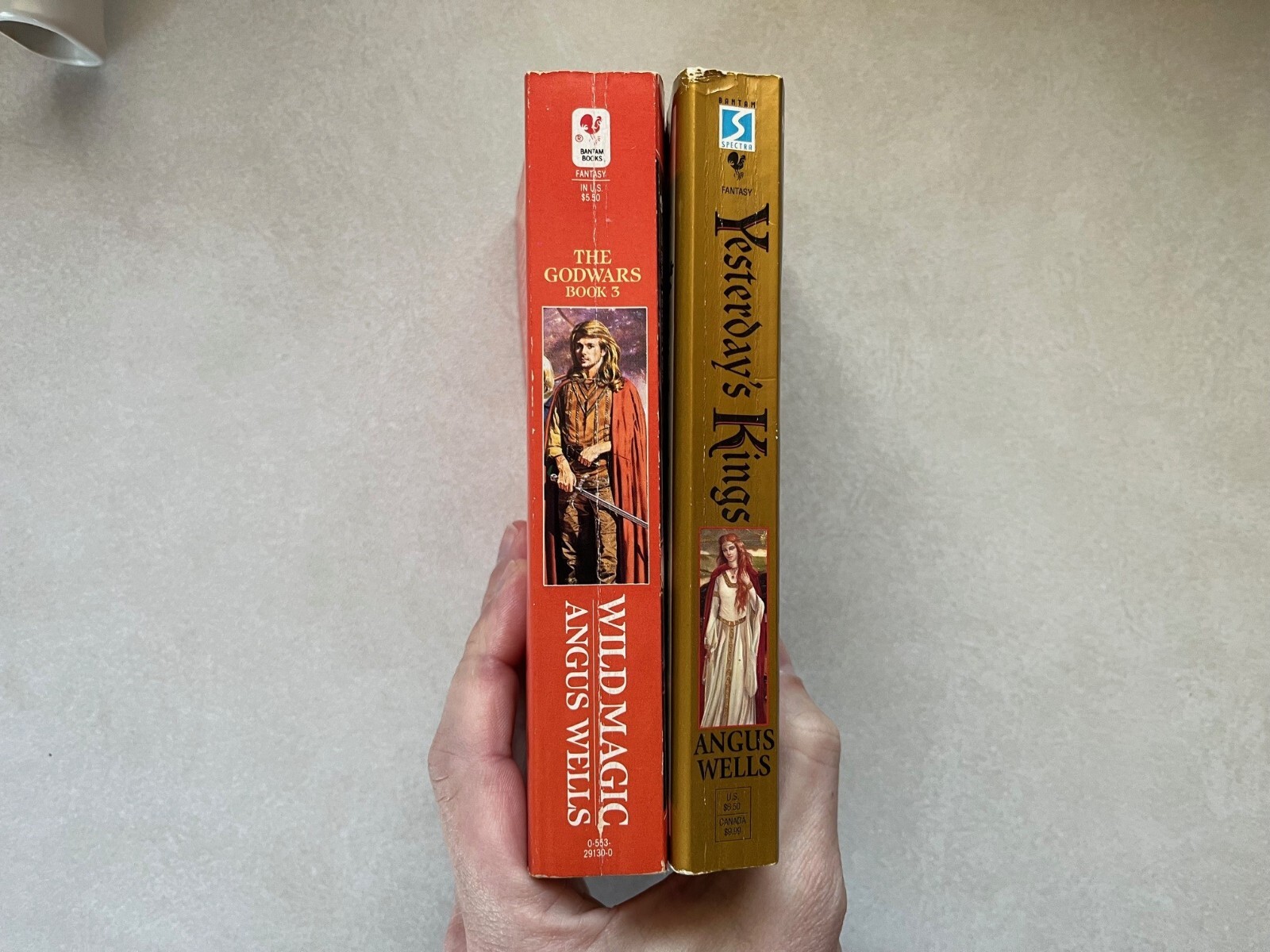 Angus Wells The Godwars Book 3 Wild Magic PB Book Lot Yesterdays Kings Gd Pics