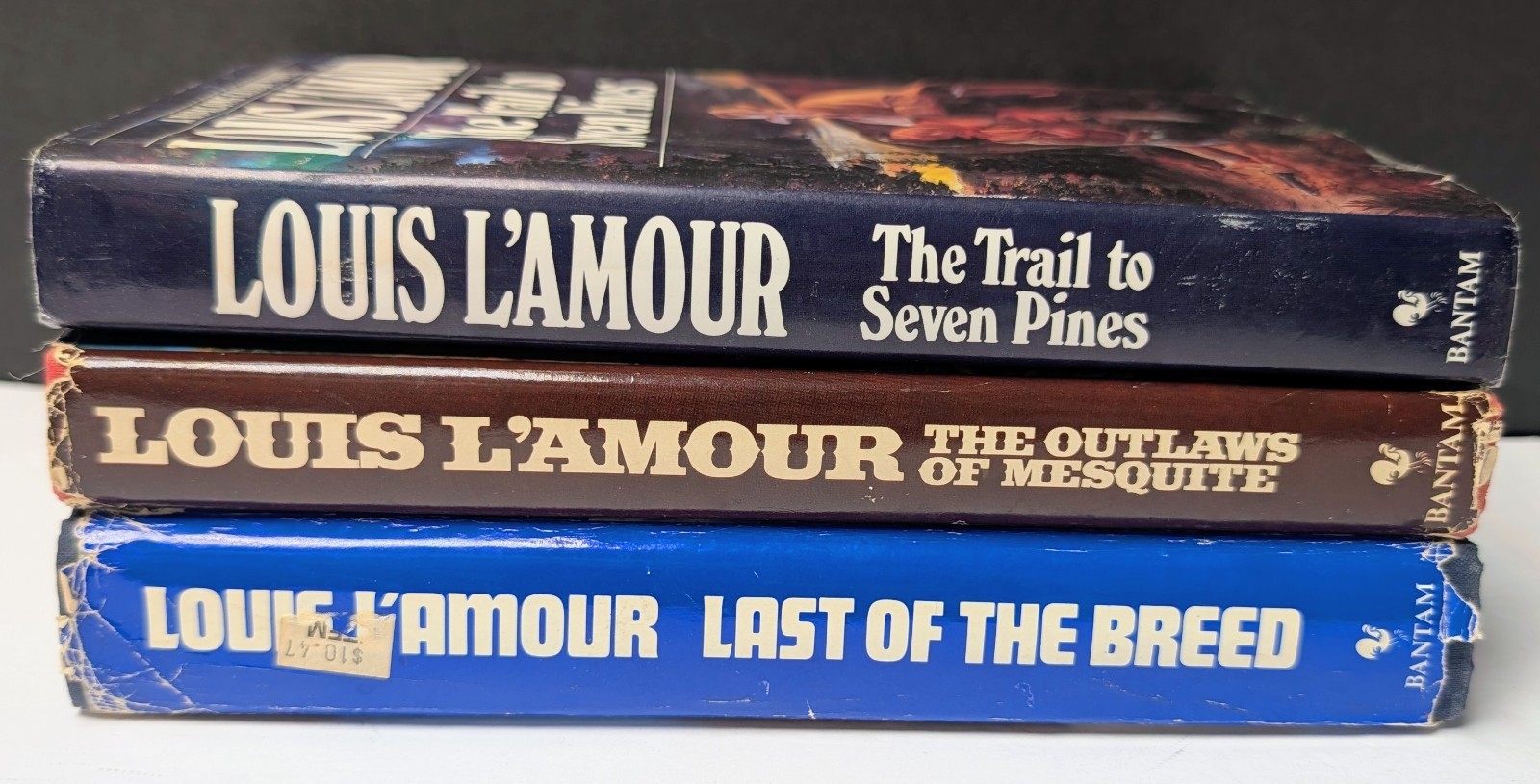 LOUIS L’AMOUR HC Books Lot 3 HOPALONG CASSIDY Frontier Western Survival Novels