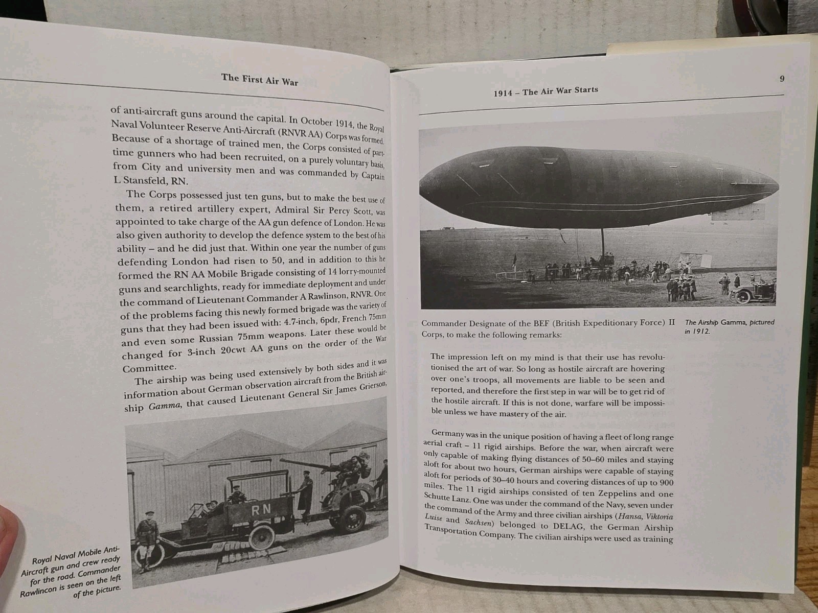 The First Air War,Pictorial History,1914-1919,Airship Gamma,Zeppelins,Albatross