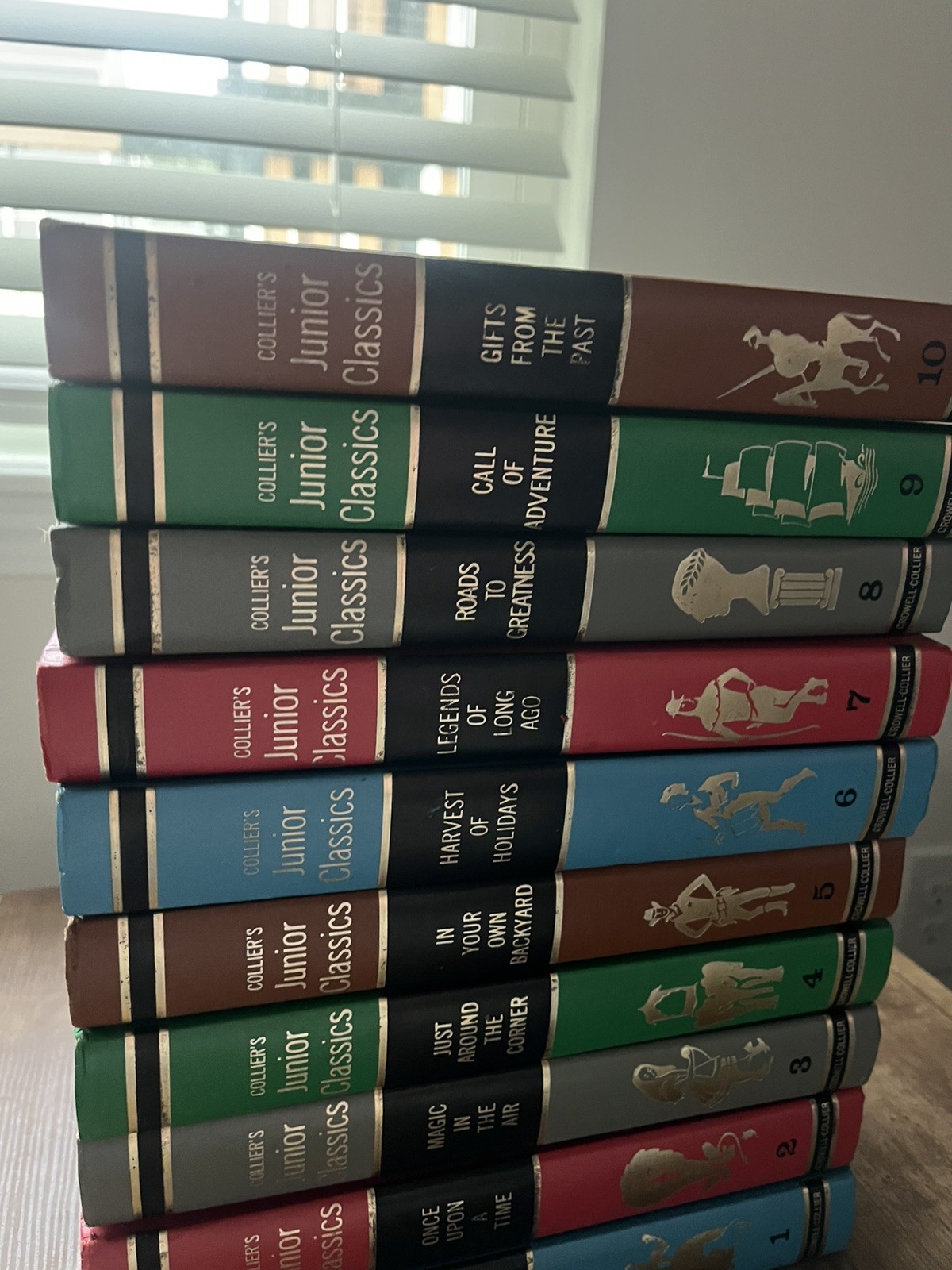 Collier’s Junior Classics (10 Volume Set) by Margaret Martignoni 1962