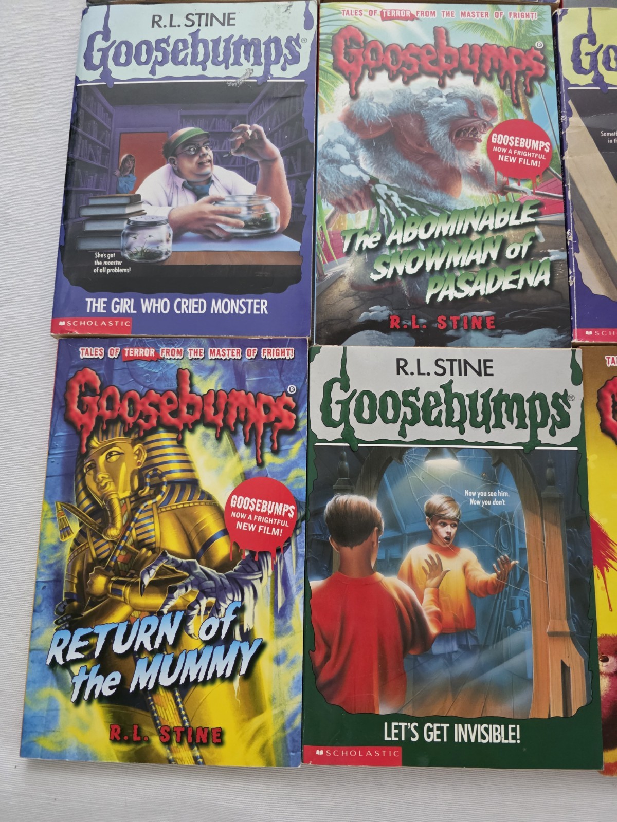 Goosebumps Books Lot of 16 Books R.L. Stine 1990s – 2000s Mixed Lot