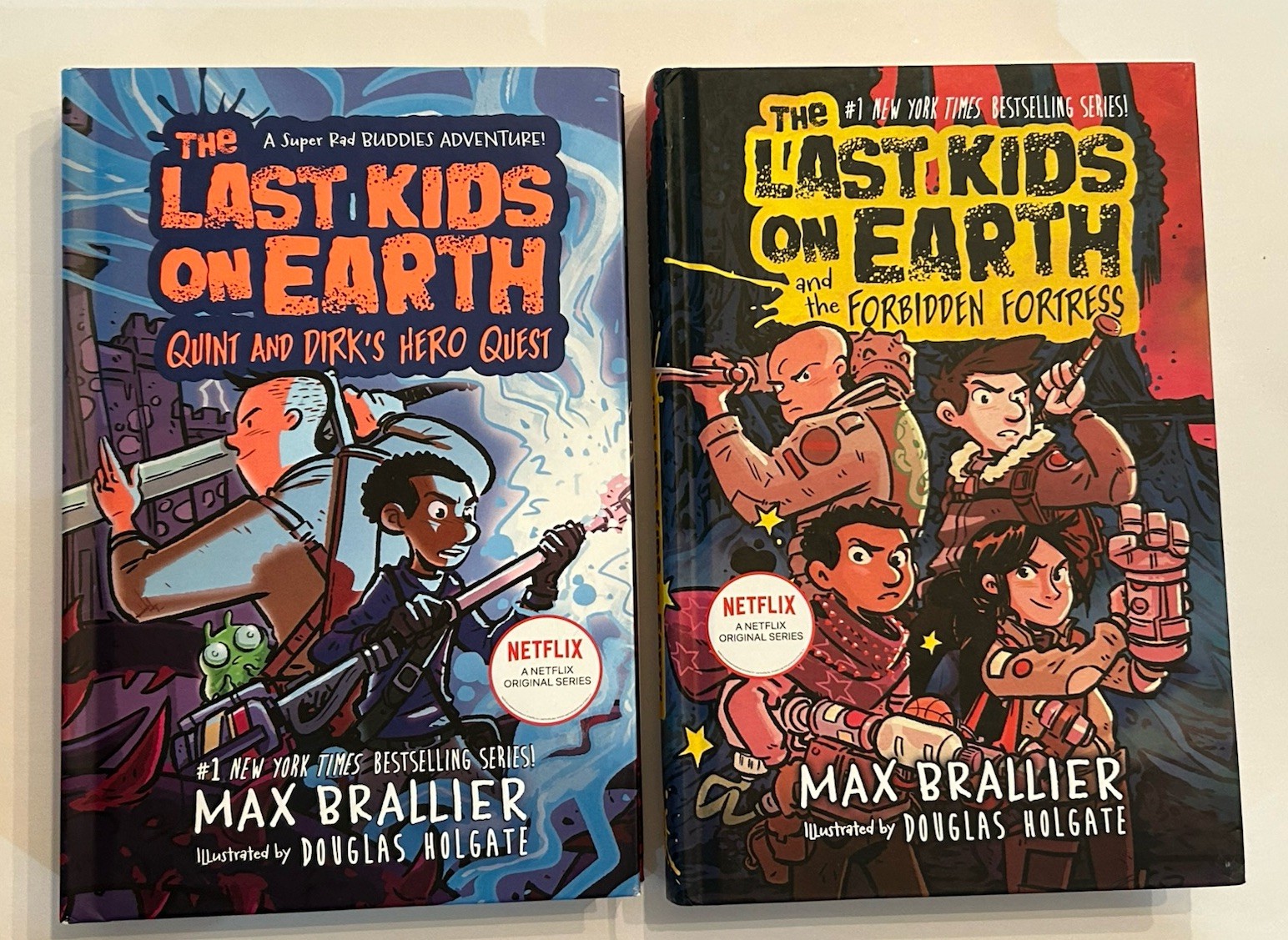THE LAST KIDS ON EARTH Hardcover Chapter Books by Max Brallier Netflix Lot Of 6